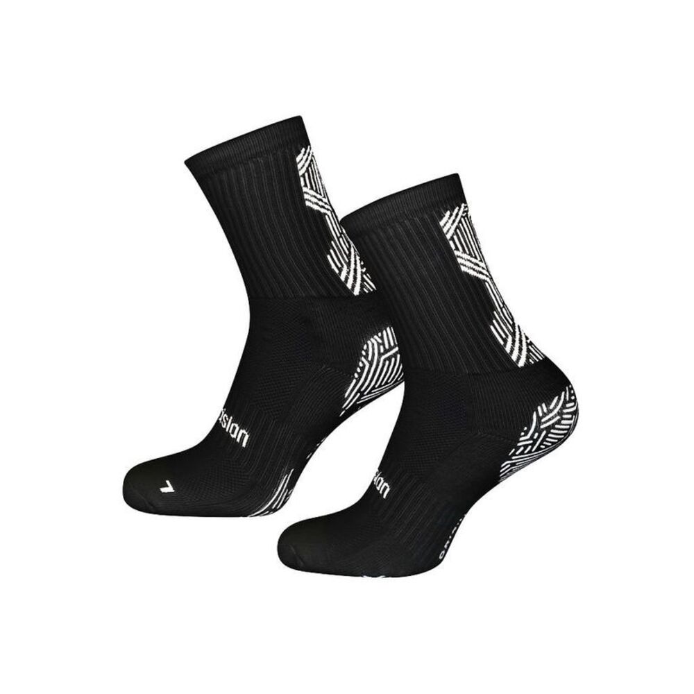 Precision Unisex Adult Origin.0 Gripped Anti-Slip Sports Socks / Black/White